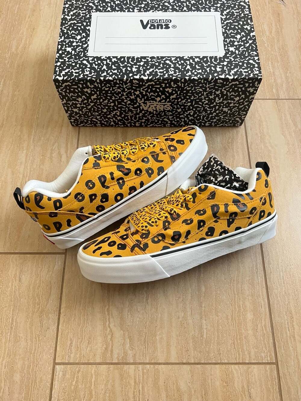 Imran Potato x Vans Knu-Skool VR3 LX 'Leopard' - Size 9